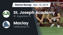 Recap: St. Joseph Academy  vs. Maclay  2019
