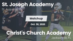 Matchup: St. Joseph High vs. Christ's Church Academy 2020