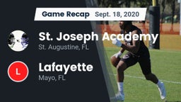 Recap: St. Joseph Academy  vs. Lafayette  2020