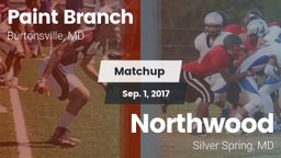 Matchup: Paint Branch vs. Northwood  2017