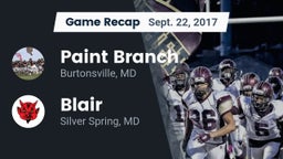 Recap: Paint Branch  vs. Blair  2017