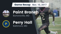 Recap: Paint Branch  vs. Perry Hall  2017