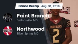 Recap: Paint Branch  vs. Northwood  2018