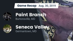 Recap: Paint Branch  vs. Seneca Valley  2019
