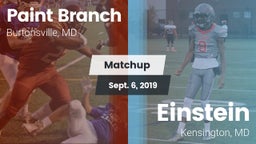 Matchup: Paint Branch vs. Einstein  2019