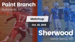 Matchup: Paint Branch vs. Sherwood  2019