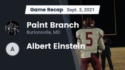 Recap: Paint Branch  vs. Albert Einstein 2021