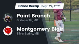 Recap: Paint Branch  vs. Montgomery Blair  2021