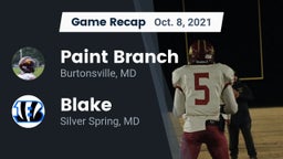 Recap: Paint Branch  vs. Blake  2021