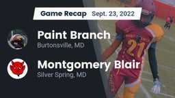 Recap: Paint Branch  vs. Montgomery Blair  2022