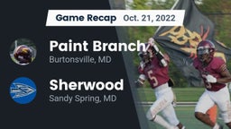 Recap: Paint Branch  vs. Sherwood  2022