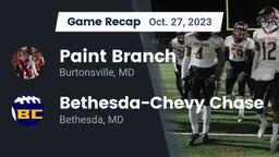 Recap: Paint Branch  vs. Bethesda-Chevy Chase  2023