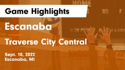 Escanaba  vs Traverse City Central  Game Highlights - Sept. 10, 2022