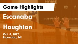Escanaba  vs Houghton  Game Highlights - Oct. 8, 2022