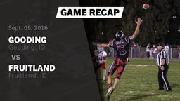 Recap: Gooding  vs. Fruitland  2016