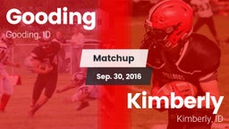 Matchup: Gooding vs. Kimberly  2016