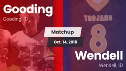 Matchup: Gooding vs. Wendell  2016