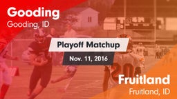 Matchup: Gooding vs. Fruitland  2016