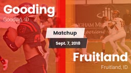 Matchup: Gooding vs. Fruitland  2018