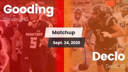 Matchup: Gooding vs. Declo  2020