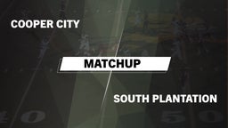 Cooper City football highlights Matchup: Cooper City vs. South Plantation  2016