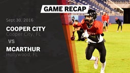 Recap: Cooper City  vs. McArthur  2016