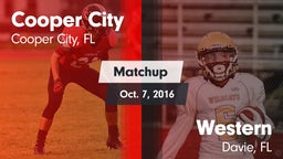 Matchup: Cooper City vs. Western  2016