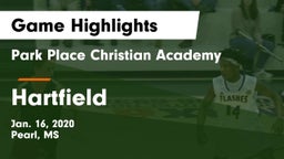 Park Place Christian Academy  vs Hartfield Game Highlights - Jan. 16, 2020