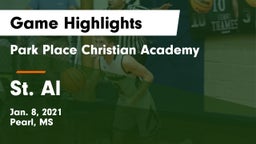 Park Place Christian Academy  vs St. Al Game Highlights - Jan. 8, 2021