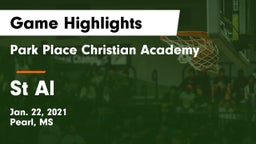 Park Place Christian Academy  vs St Al Game Highlights - Jan. 22, 2021