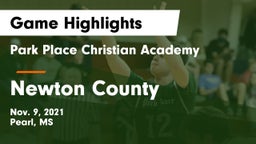 Park Place Christian Academy  vs Newton County  Game Highlights - Nov. 9, 2021