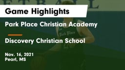 Park Place Christian Academy  vs Discovery Christian School Game Highlights - Nov. 16, 2021