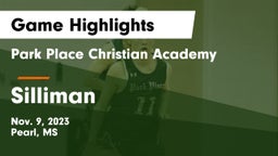 Park Place Christian Academy  vs Silliman Game Highlights - Nov. 9, 2023