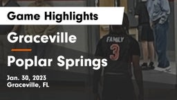 Graceville  vs Poplar Springs   Game Highlights - Jan. 30, 2023