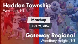Matchup: Haddon Township vs. Gateway Regional  2015