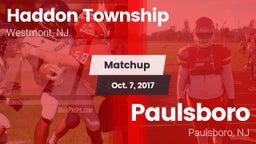 Matchup: Haddon Township vs. Paulsboro  2017