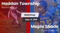 Matchup: Haddon Township vs. Maple Shade  2018