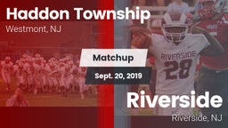 Matchup: Haddon Township vs. Riverside  2019