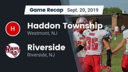 Recap: Haddon Township  vs. Riverside  2019