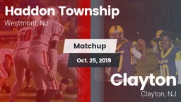 Matchup: Haddon Township vs. Clayton  2019