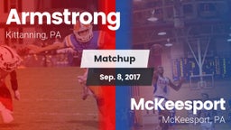 Matchup: Armstrong vs. McKeesport  2017