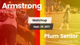 Matchup: Armstrong vs. Plum Senior  2017