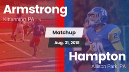 Matchup: Armstrong vs. Hampton  2018