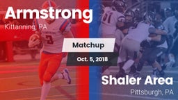 Matchup: Armstrong vs. Shaler Area  2018