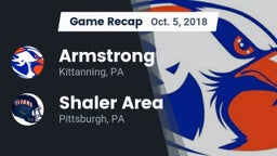 Recap: Armstrong  vs. Shaler Area  2018