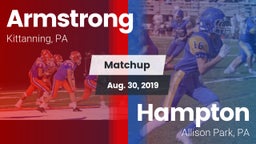 Matchup: Armstrong vs. Hampton  2019