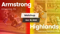 Matchup: Armstrong vs. Highlands  2020