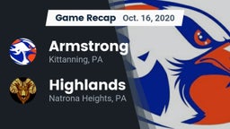 Recap: Armstrong  vs. Highlands  2020