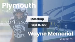 Matchup: Plymouth vs. Wayne Memorial  2017