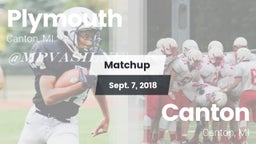 Matchup: Plymouth vs. Canton  2018